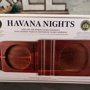 Havana Nights Luxury Whiskry &  Cigar Tray Gift set